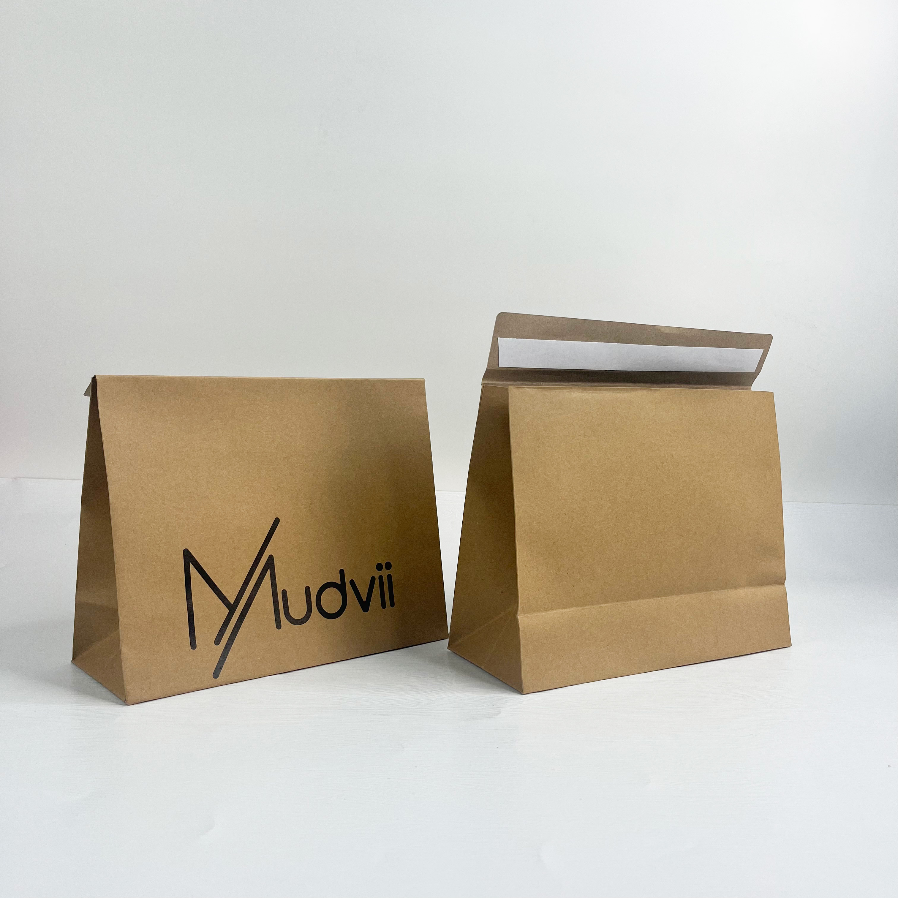 10x4x8inch Customized Logo Kraft Shipping Envel...