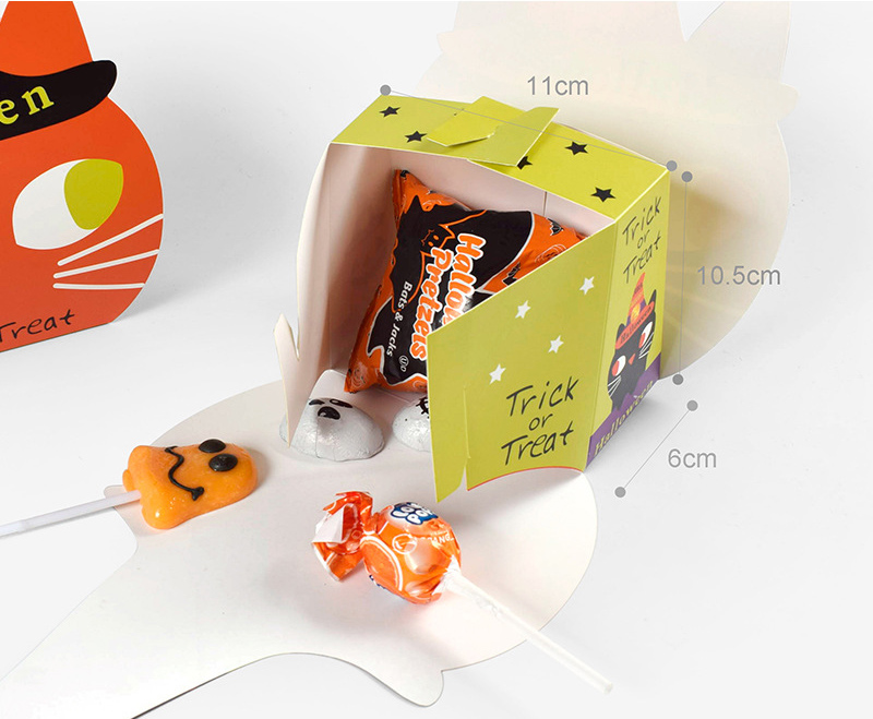 Wholesale candy paper box halloween packaging for cookies