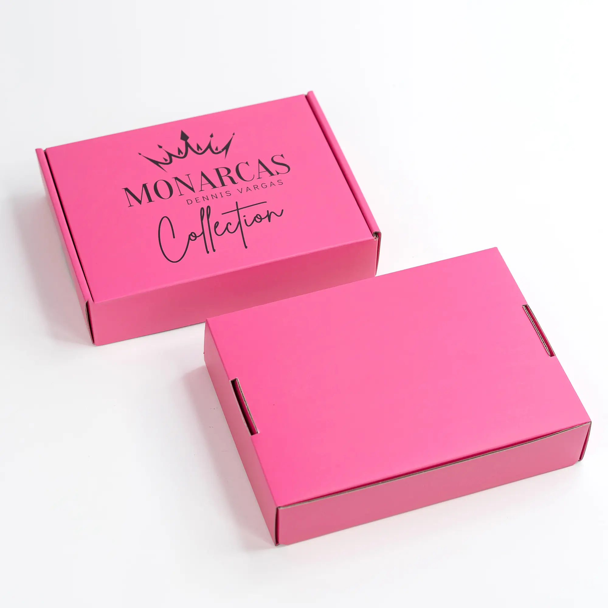 Luxury pink express mailer box for cosmetics