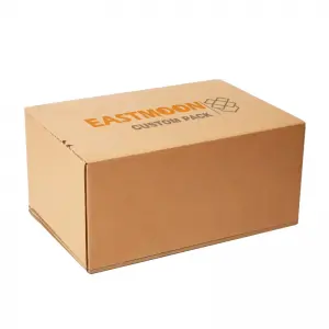 Big Size Paper Corrugated Shipping Box With Plastic Handle