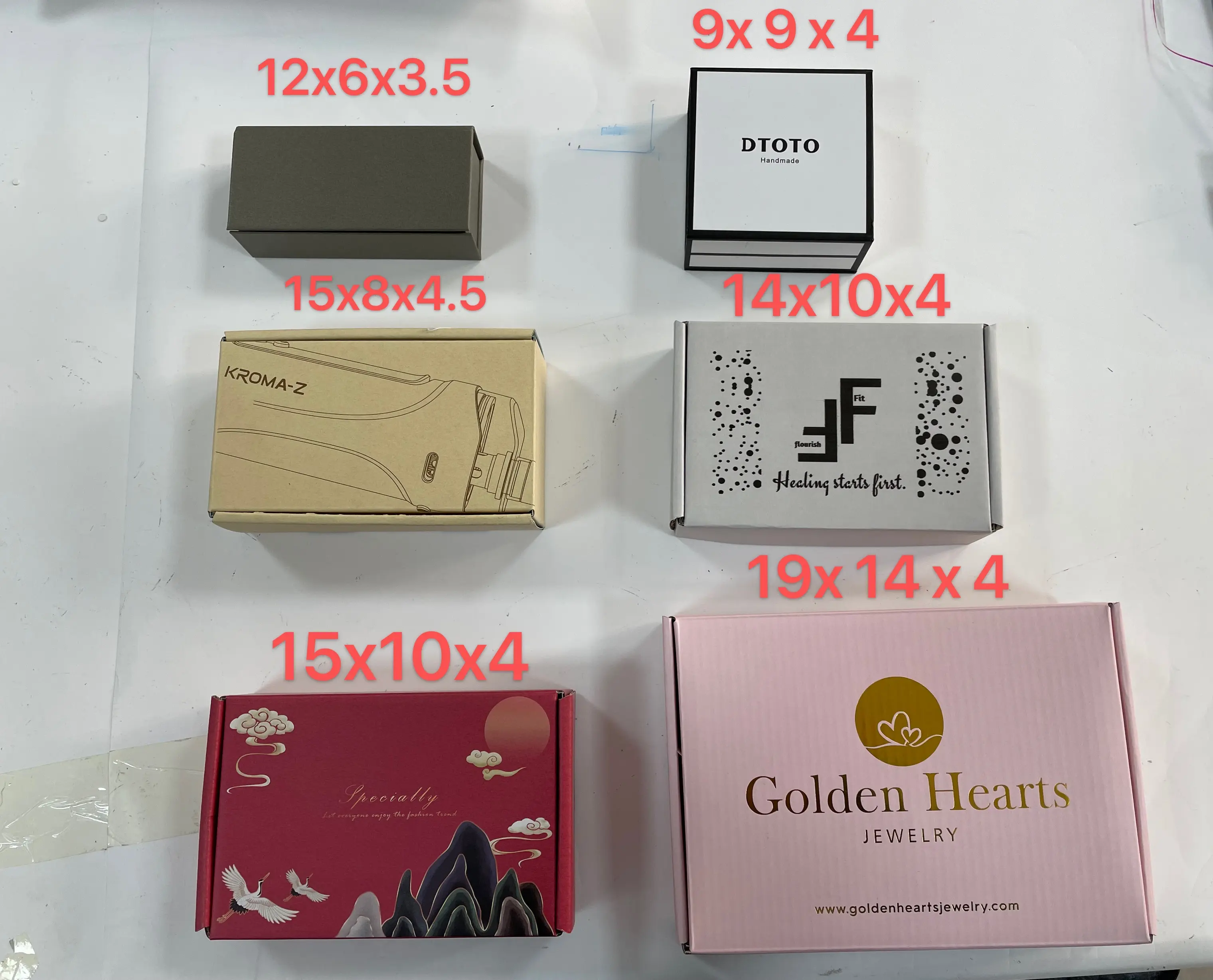 Black express paper box with logo custom