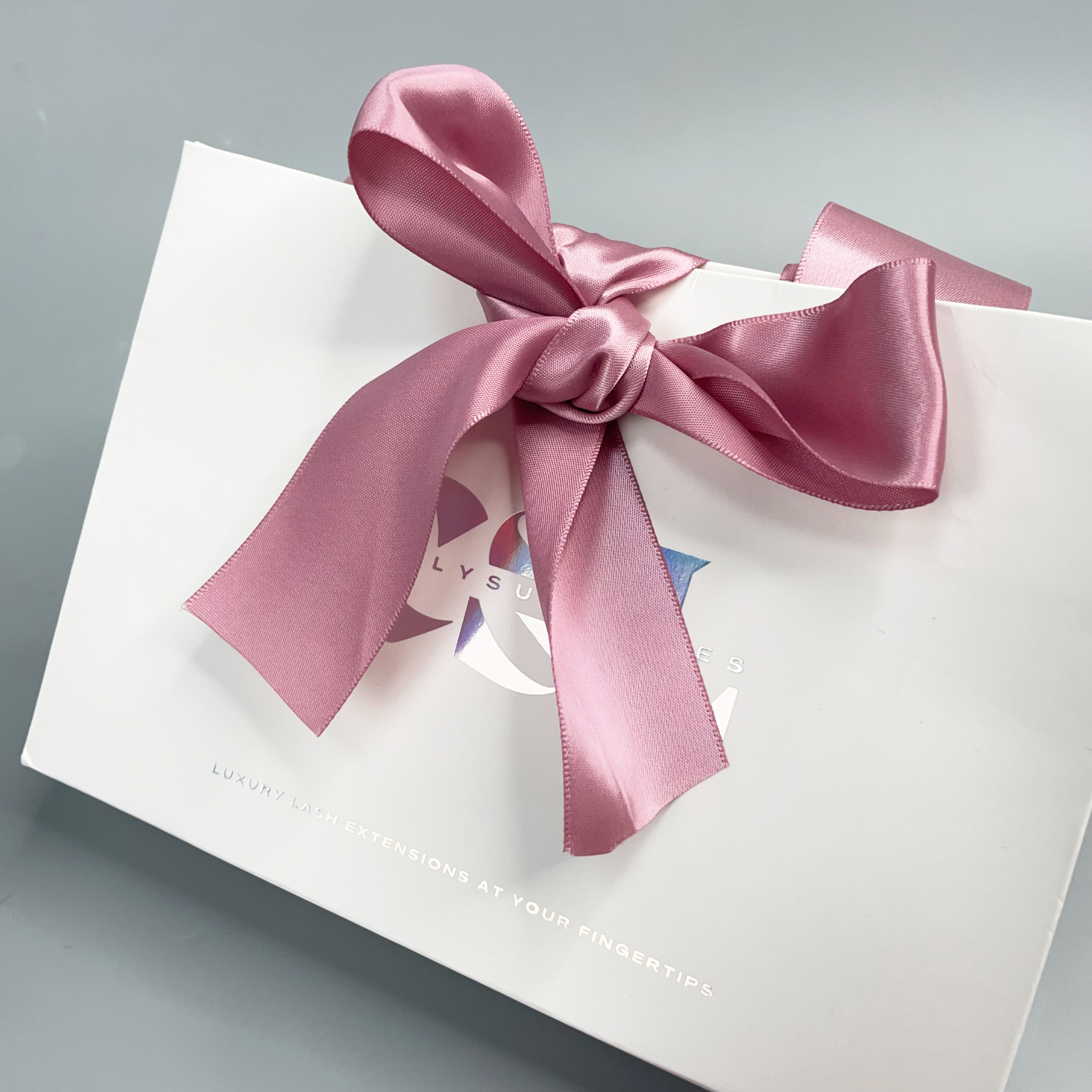 Luxury custom laser logo shopping gift bag