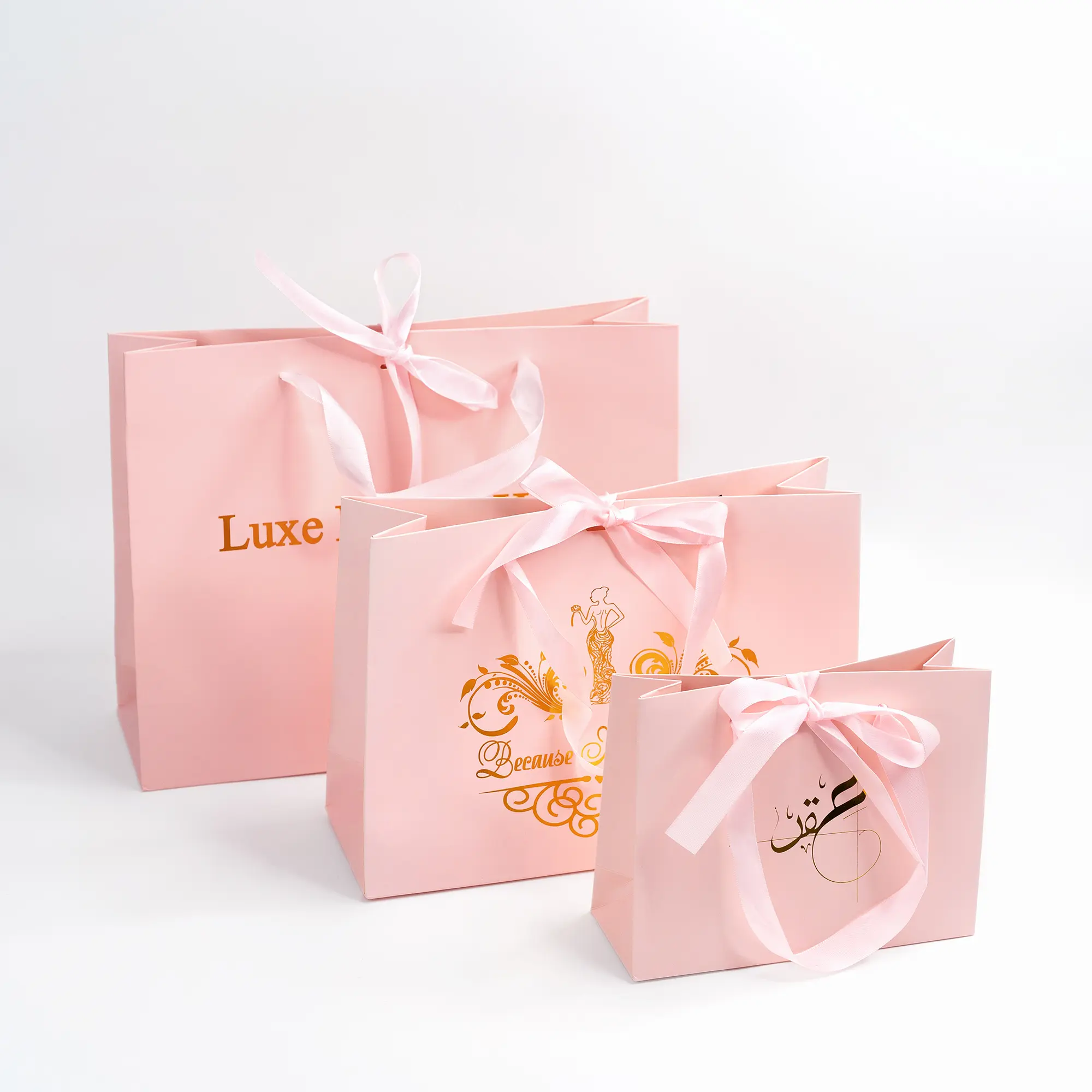 Custom logo paper bags for small business