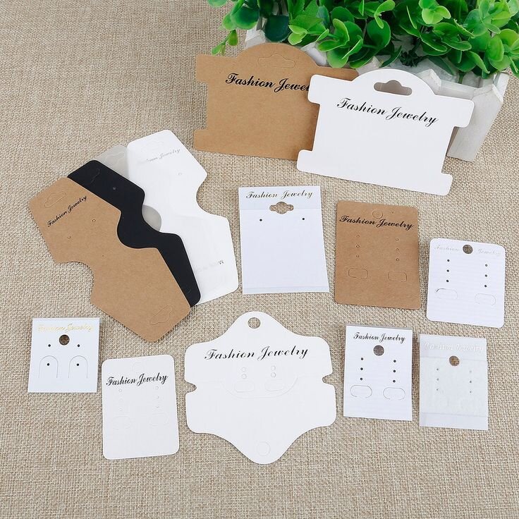 earring jewelry card