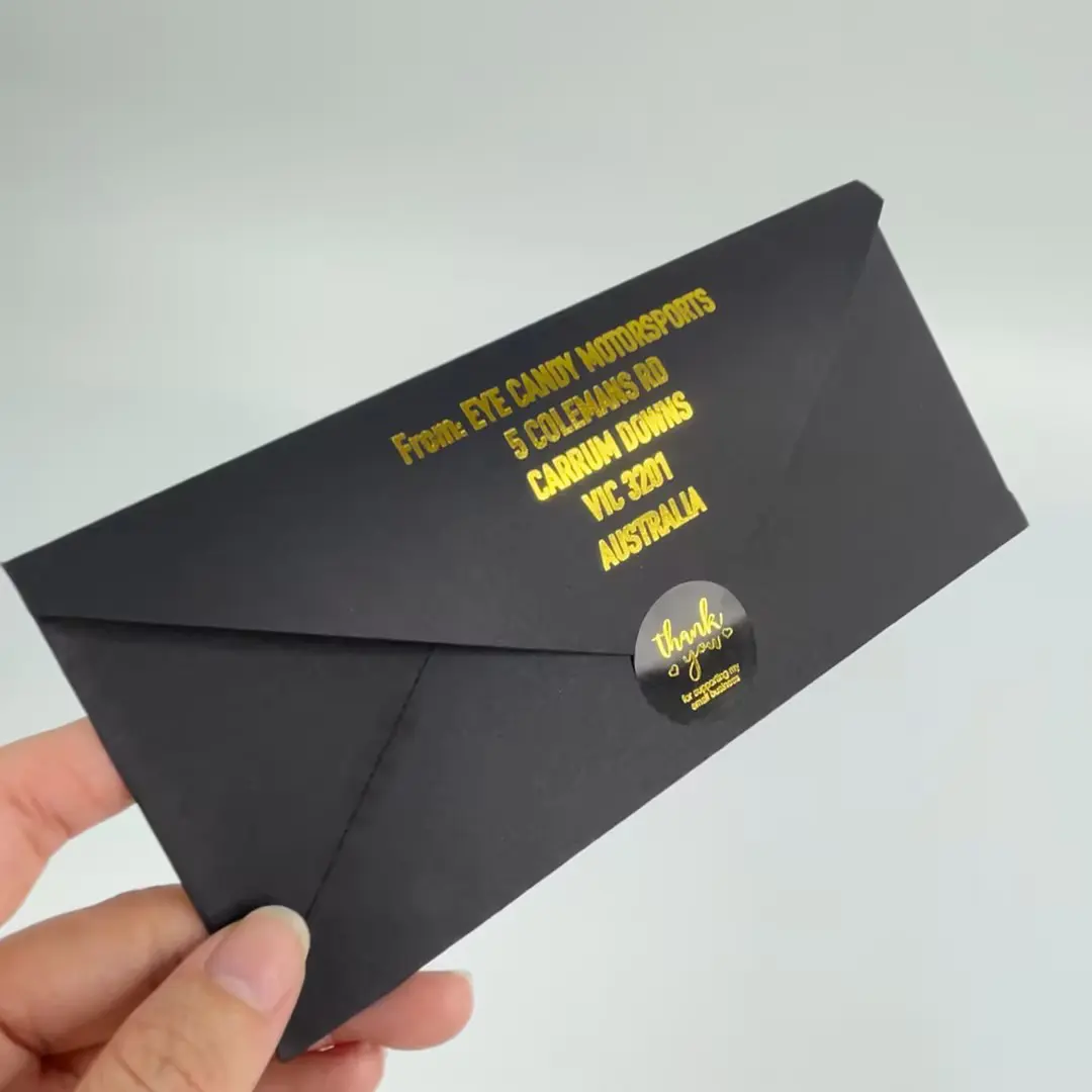 Luxury custom brand logo glossy sticker