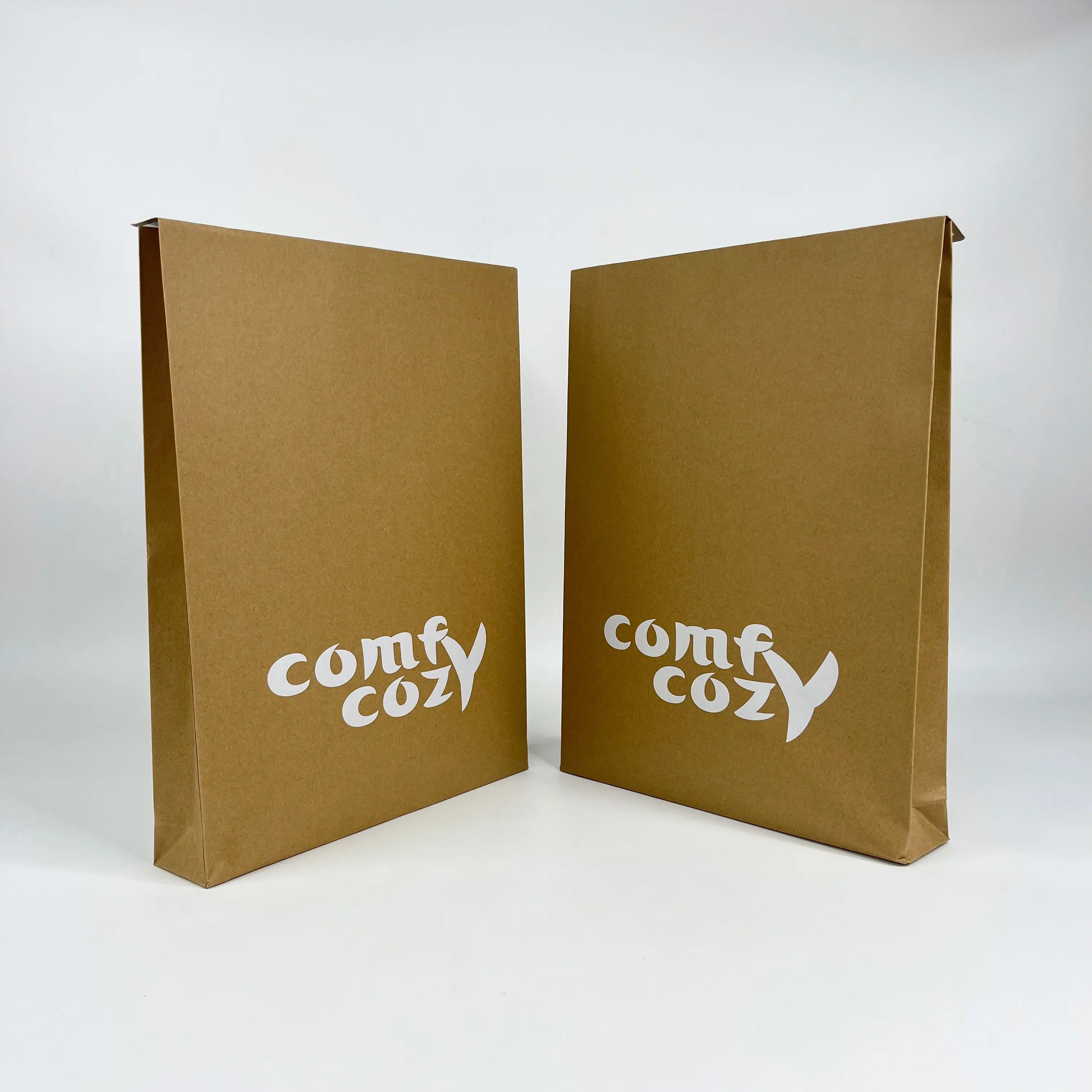 Eco-friendly kraft envelope paper shipping bag with logo custom