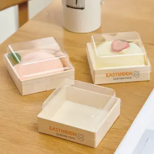 Cookie Boxes White Bakery Boxes with Window Treat Boxes Present Boxes for Roll Cakes, Desserts, Muffins, Donuts, Candies and Pastries