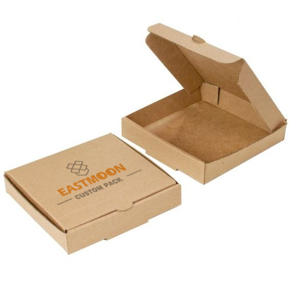 Pizza Boxes 10×10 Inches – Kraft Corrugated B-Flute Cardboard Small Pizza Boxes – Pizza box Keeps Pizza Fresh (Pack of 10)