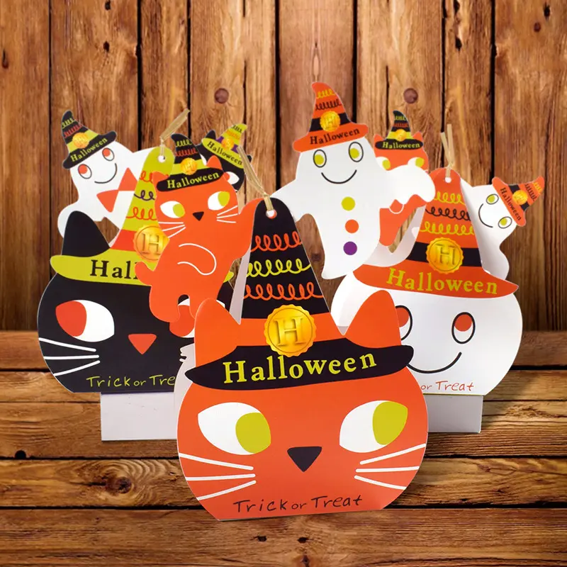 Wholesale candy paper box halloween packaging for cookies