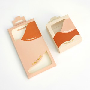 Custom phone case electronic products packaging foldable paper boxes