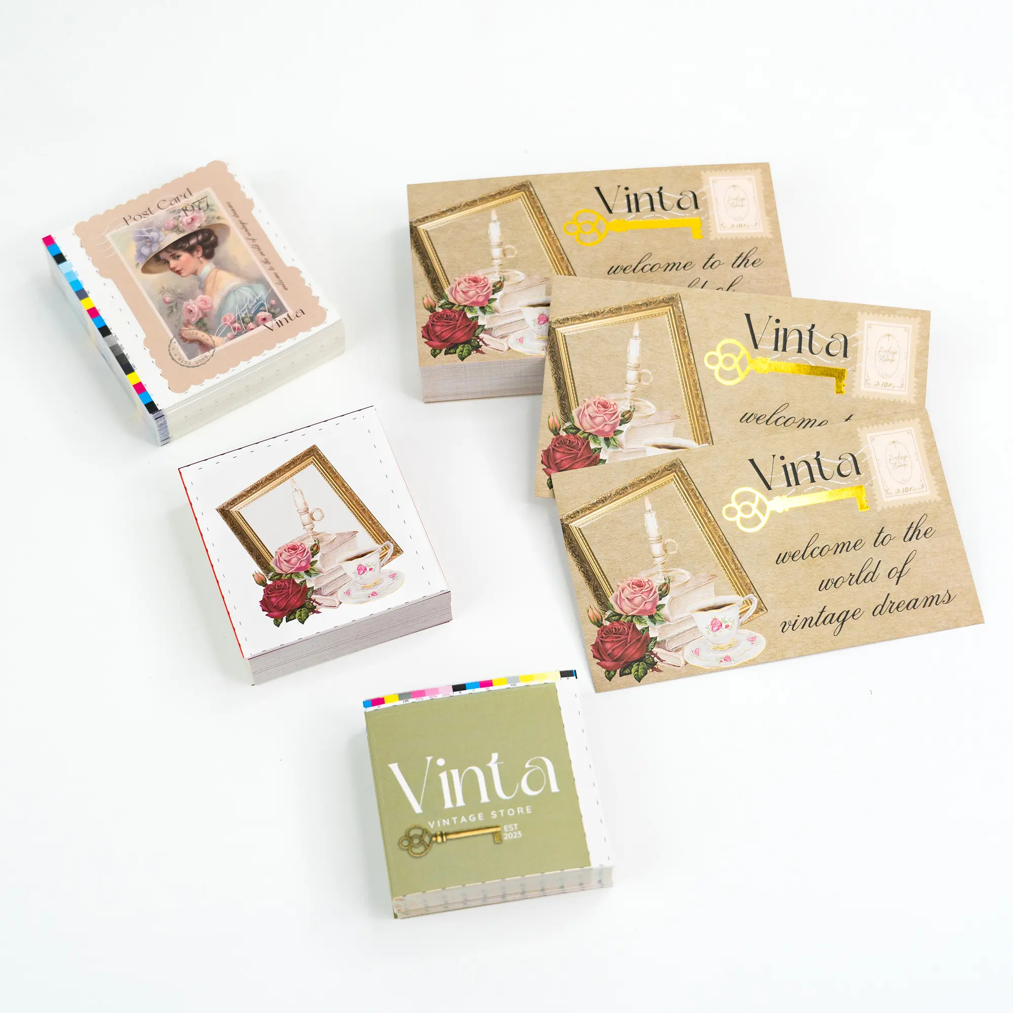 Luxury custom brand logo glossy sticker