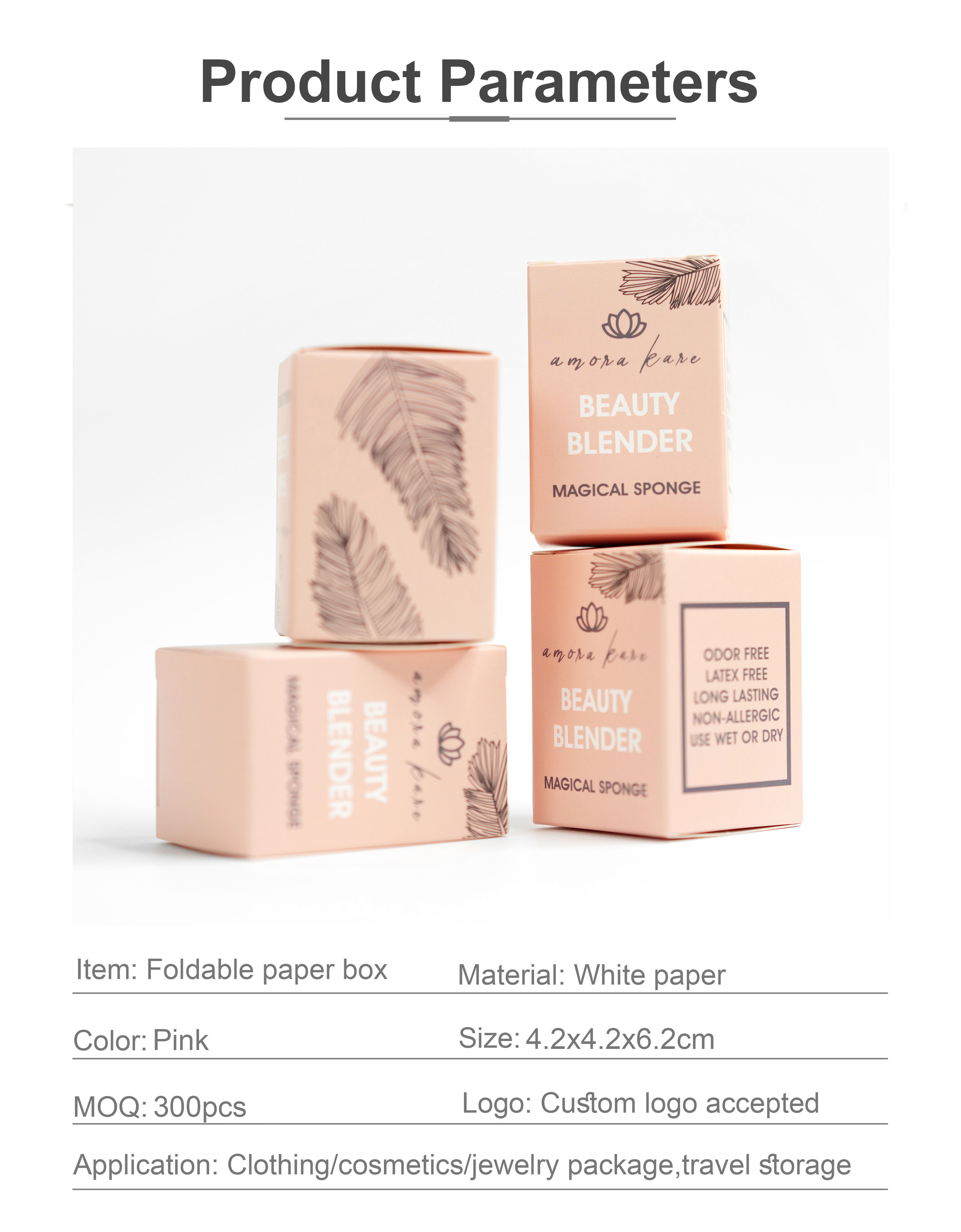 cosmetics paper box