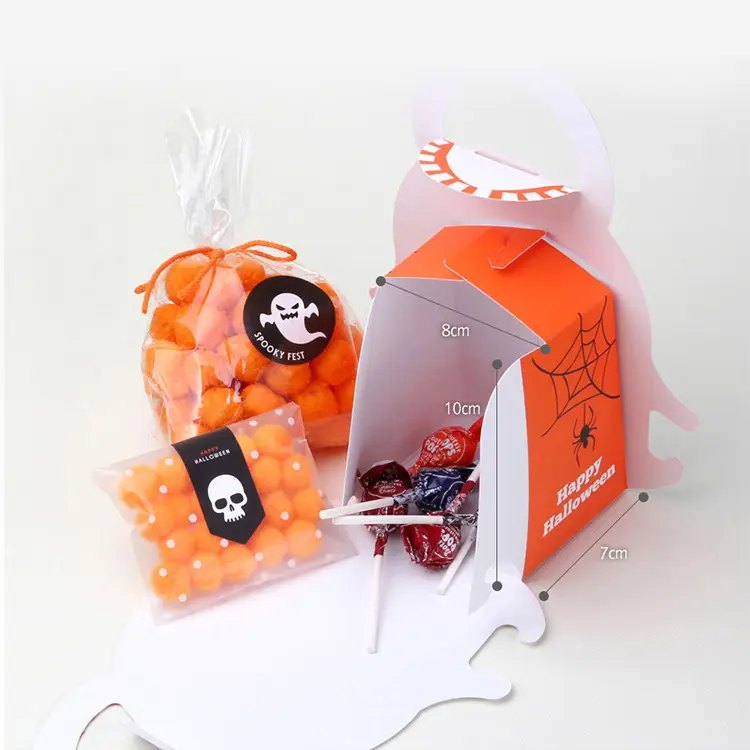 Customized Folding Halloween Gift Packaging Paper Boxes