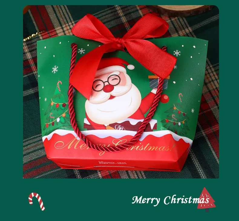 Luxury christmas bulk gift bags custom paper gift bags