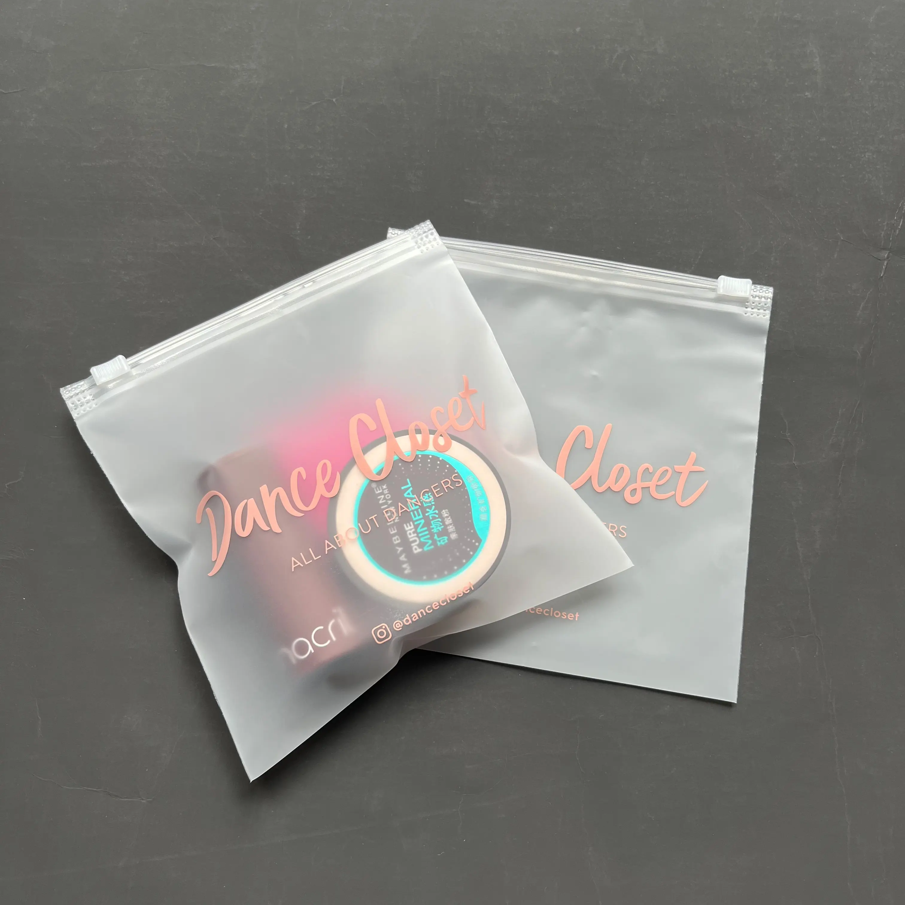 Small square zipper bag for small business