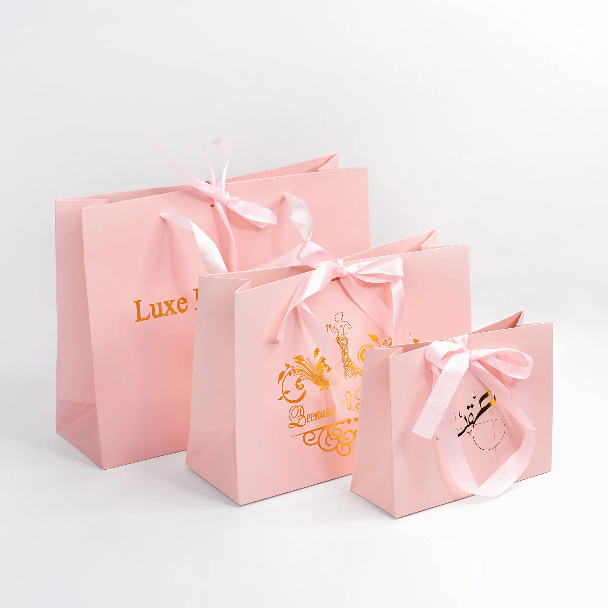 Custom logo paper bags for small business
