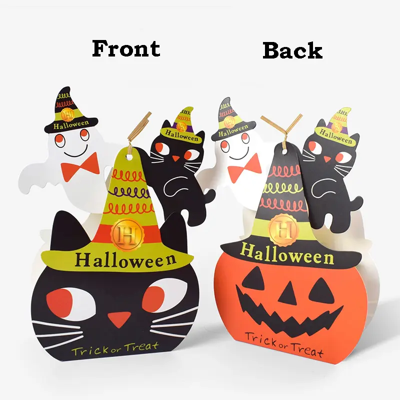 Wholesale candy paper box halloween packaging for cookies