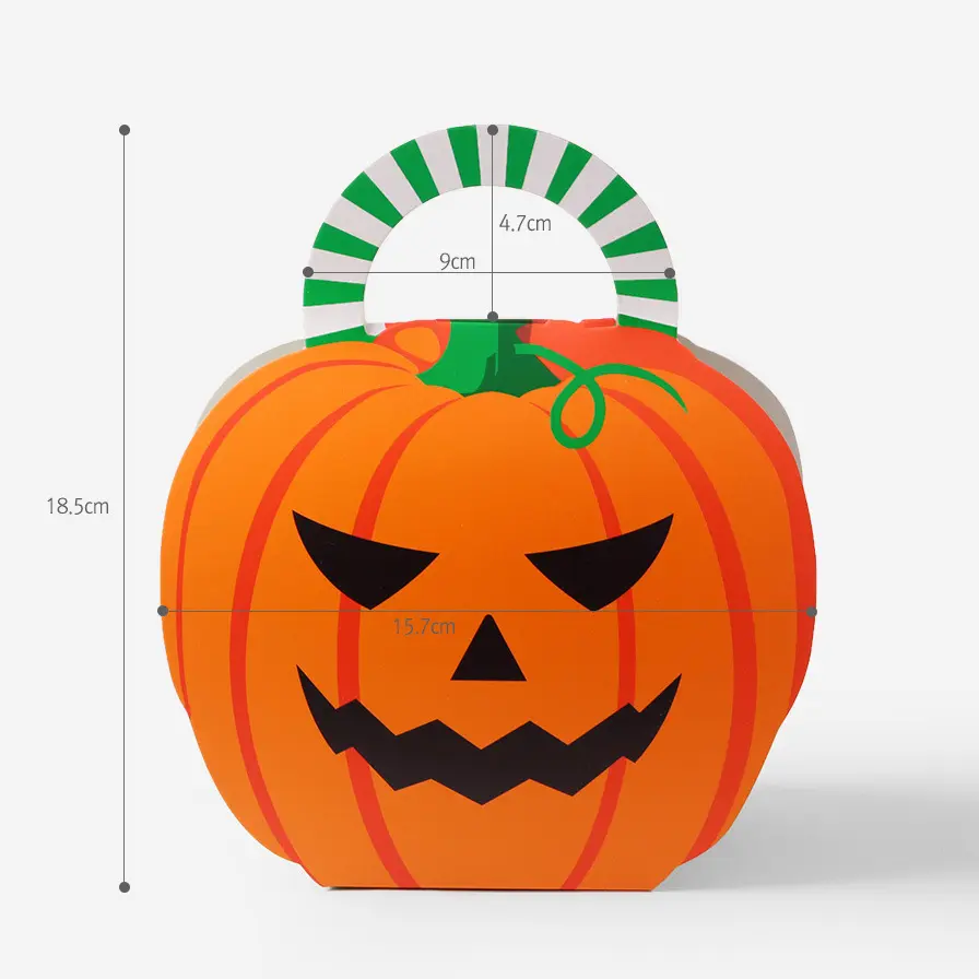 Customized Folding Halloween Gift Packaging Paper Boxes