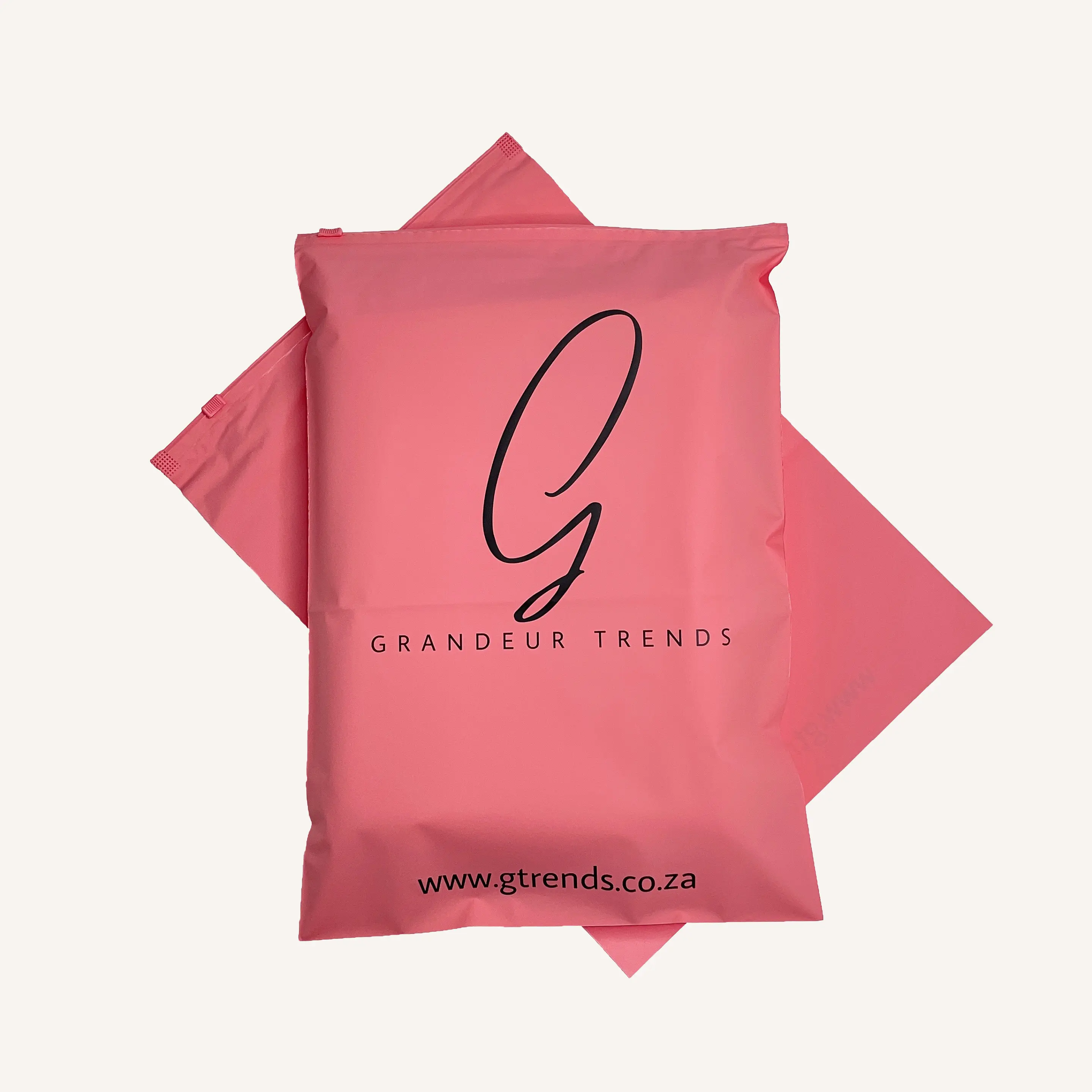 pink zipper bag