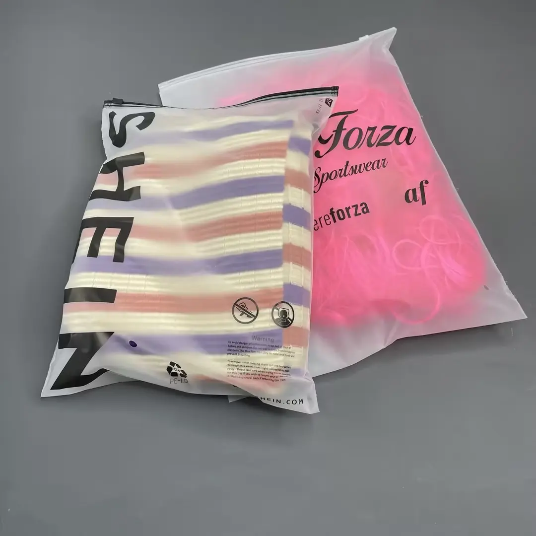 poly zip lock clothes packing bags