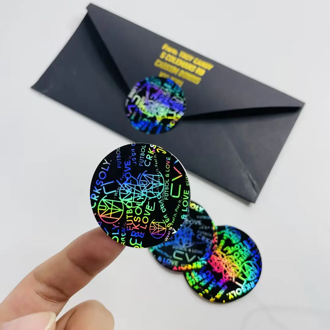 round laser sticker-4cm