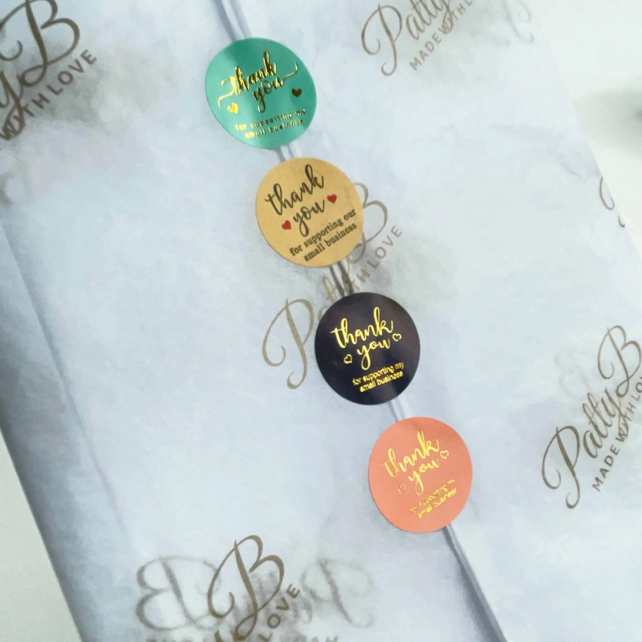 1inch 1.5inch Custom sticker print logo sticker personalized sticker label