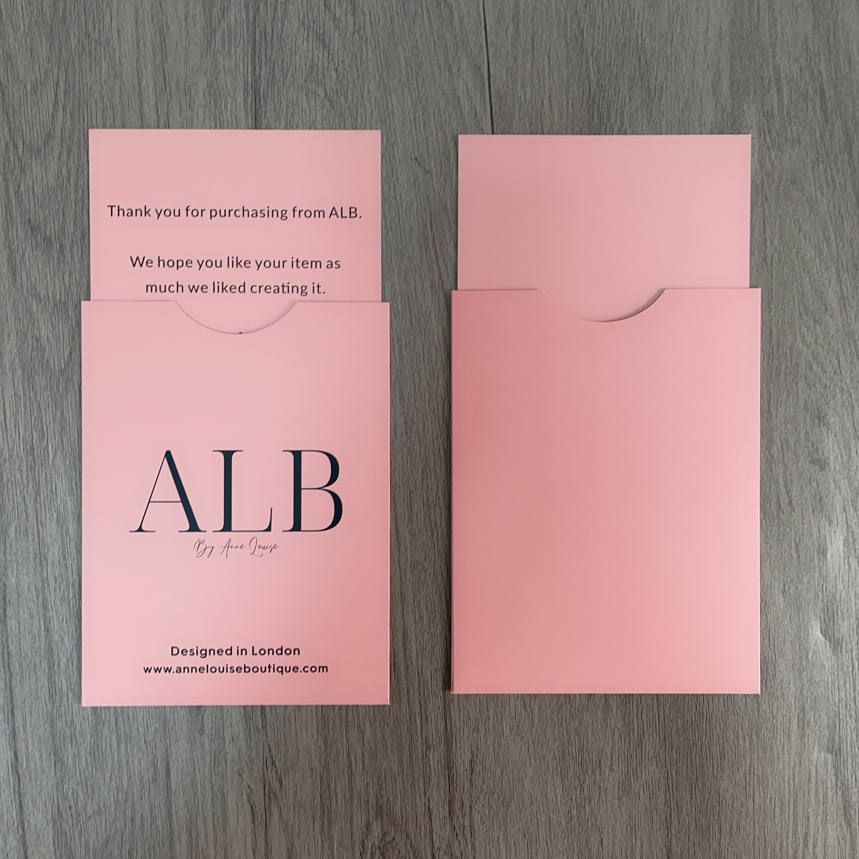 pink opening envelope