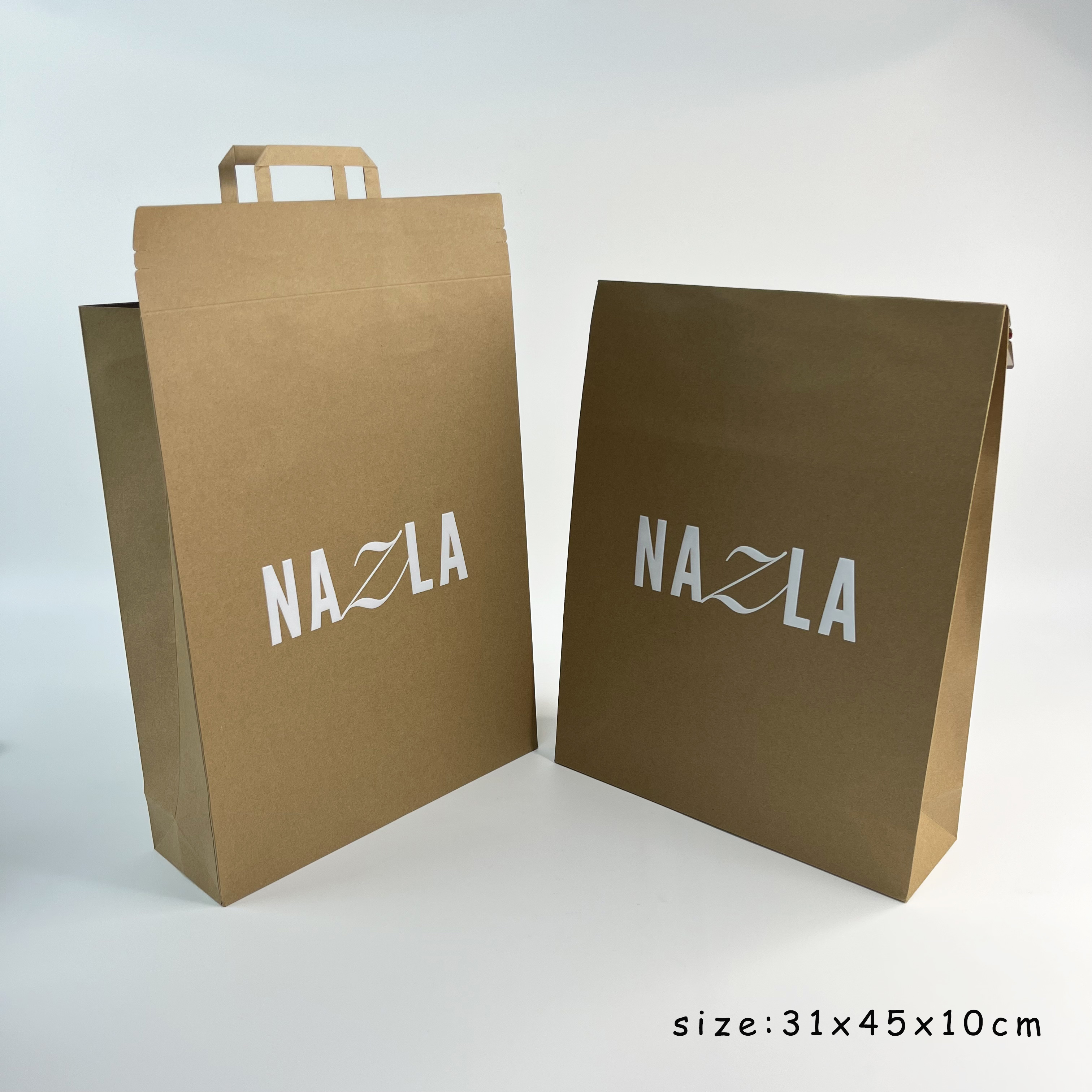 Eco-friendly kraft envelope paper shipping bag with logo custom