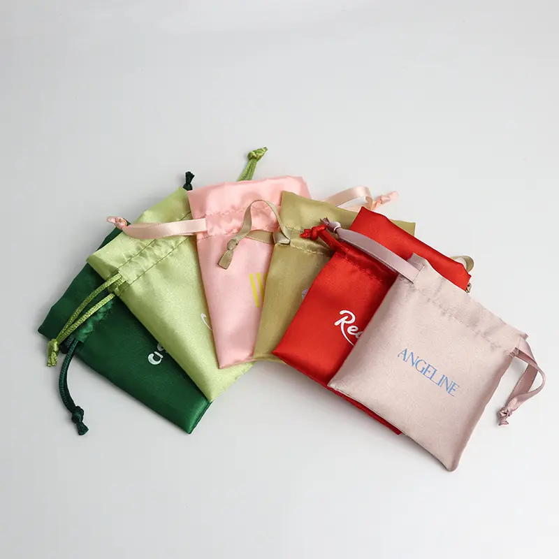 Luxury Wig Drawstring Bag With Logo Custom