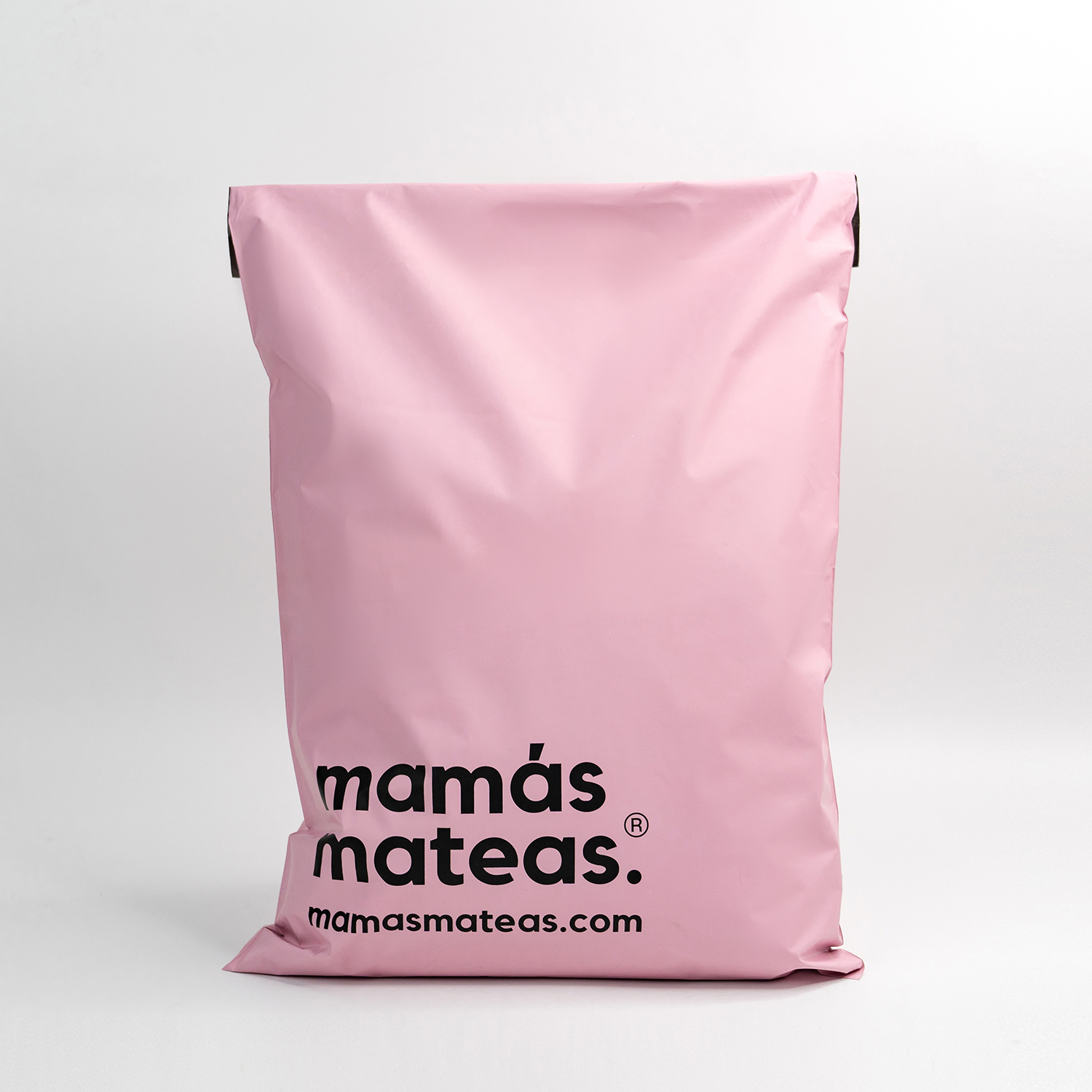 Matte pink poly mailer express shipping bags with logo custom