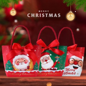 Luxury christmas bulk gift bags custom paper gift bags