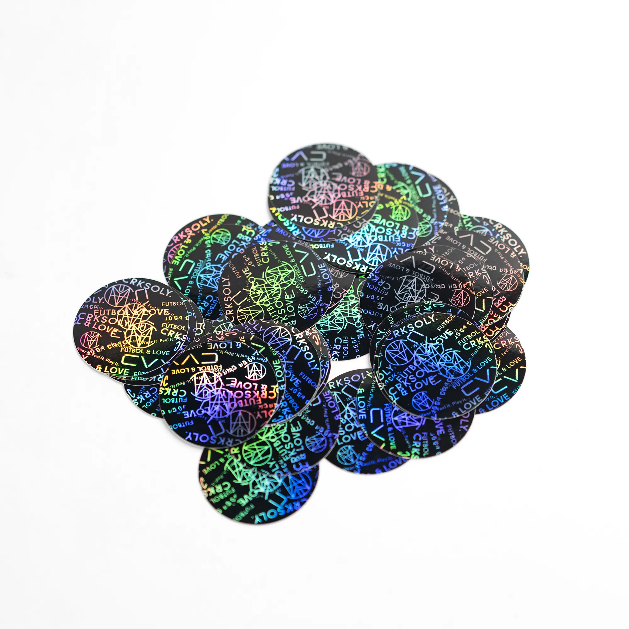 Luxury black laser printed sticker for paper envelope sealing
