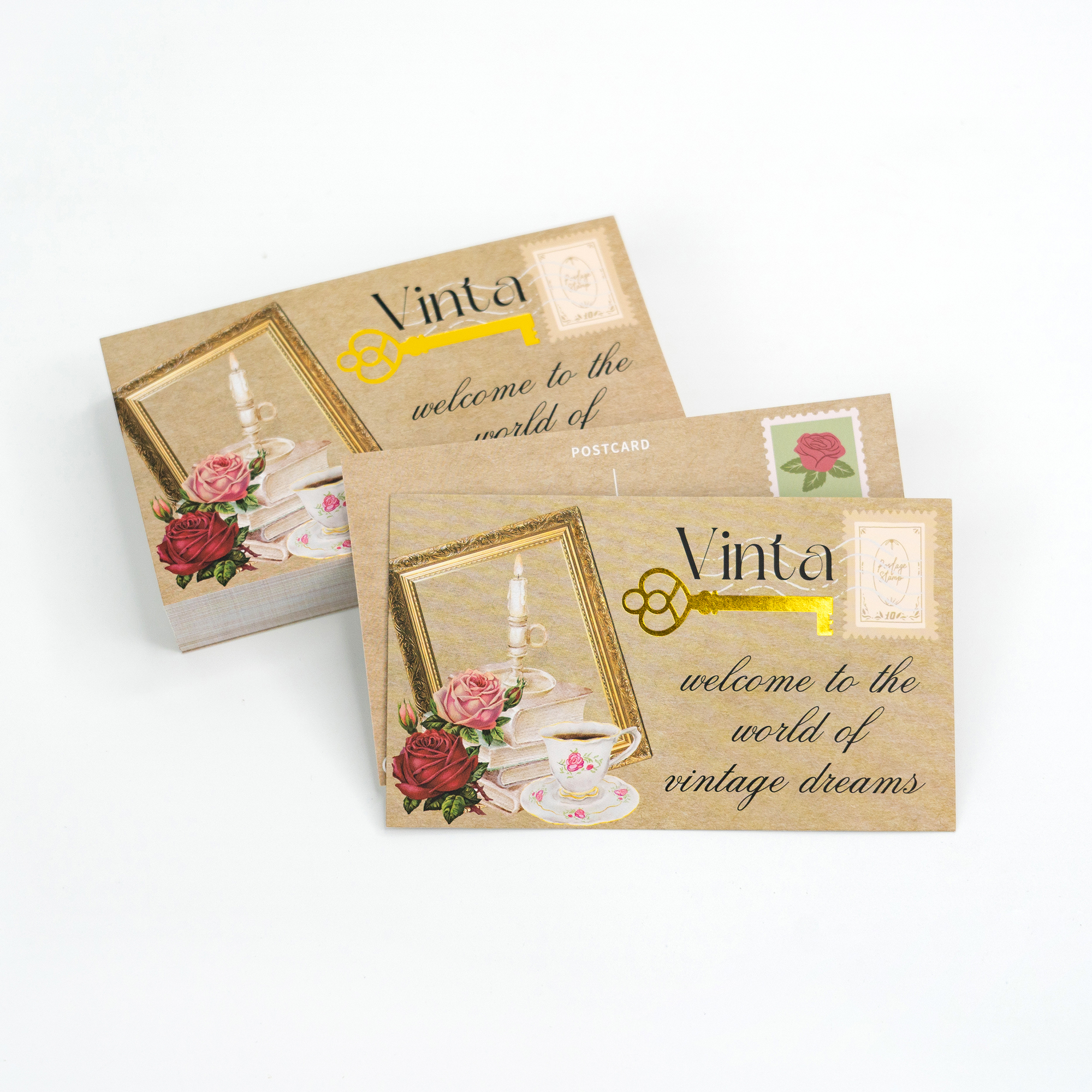 Luxury custom brand logo glossy sticker