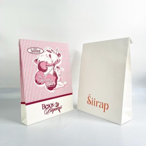 Customized logo white kraft shipping envelopes for clothing packaging