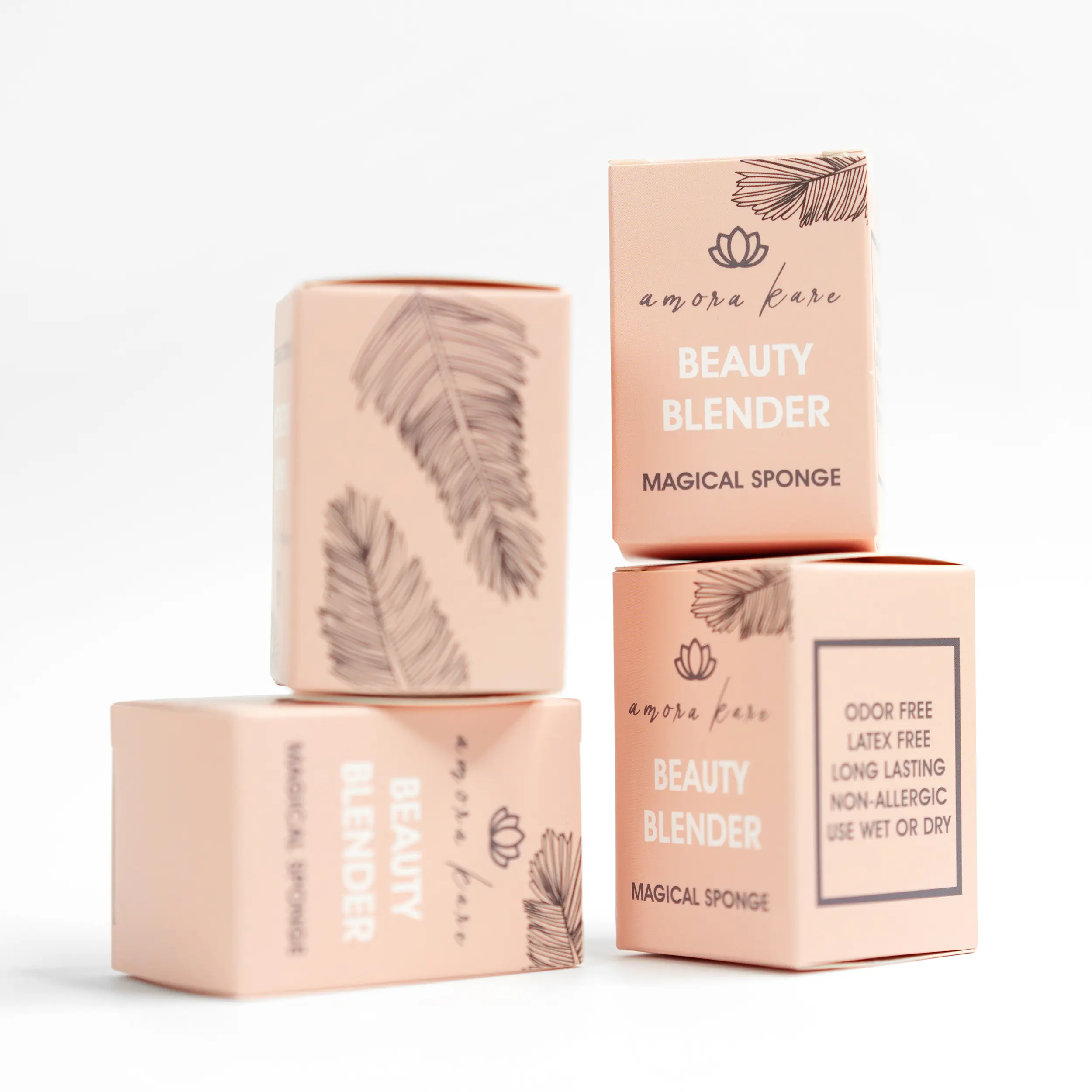 pink paper box-4.2x4.2x6.2