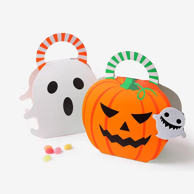 Customized Folding Halloween Gift Packaging Paper Boxes