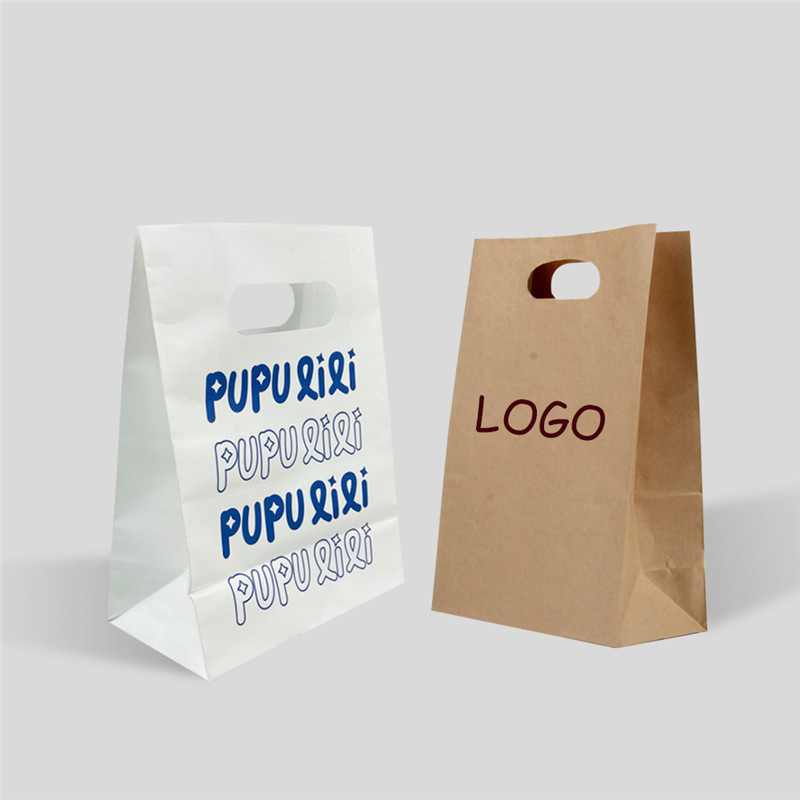 Shopping paper bag take away paper bag (3)