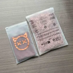 Personalized Logo Printed Plastic Zipper Bag