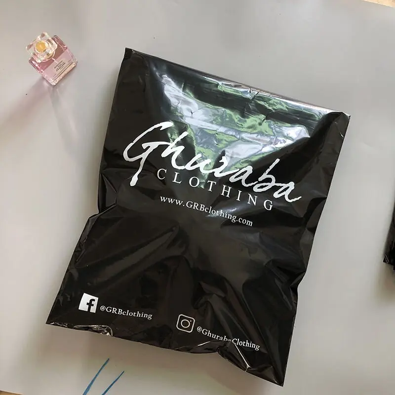 10x13inch black shipping bag plastic mailing bag for small business