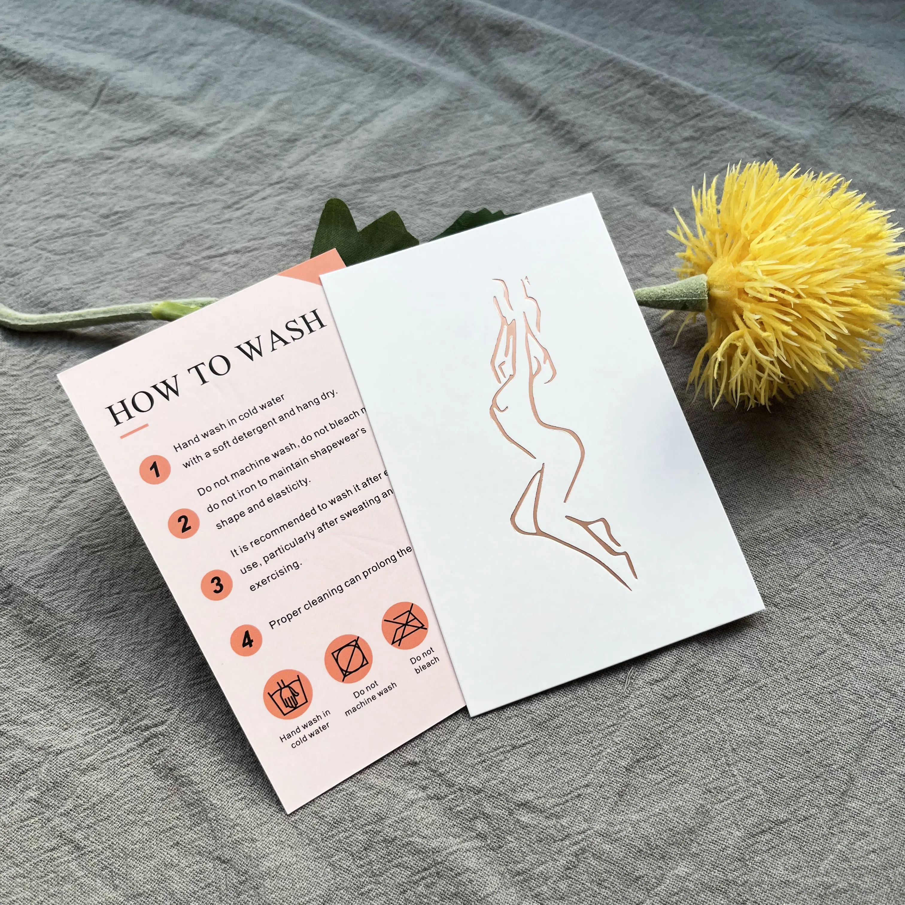 Rose gold printing birthday greeting card custom thank you card print business card