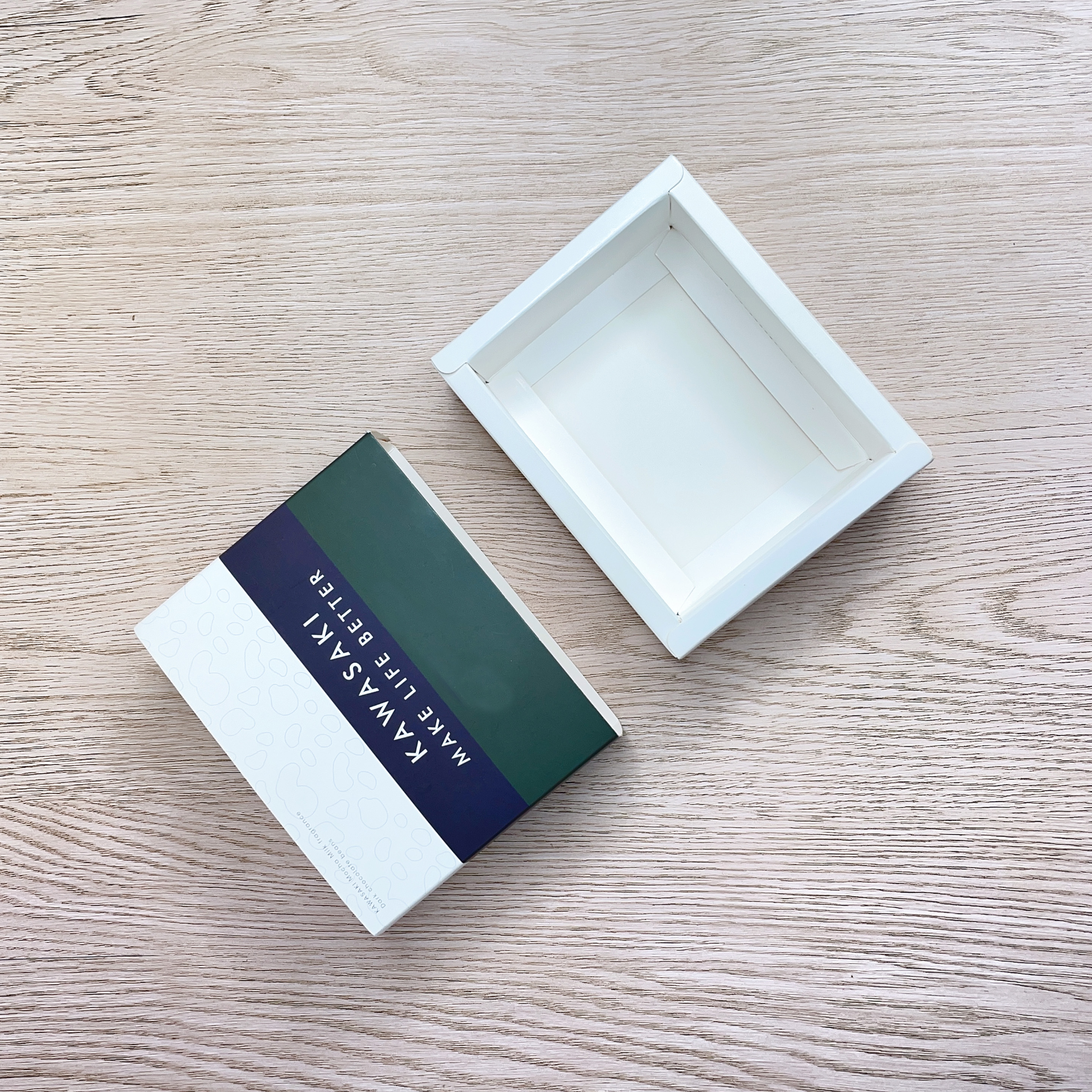 Customized logo folding drawer paper box for cosmetics