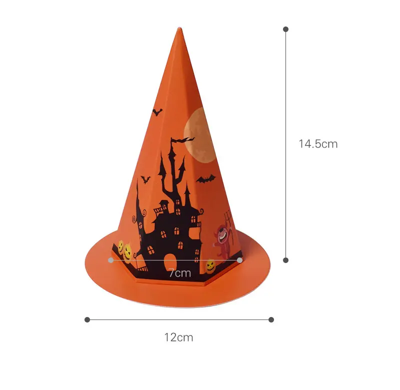 Trick or Treat game toy paper box halloween gift box for packaging candy