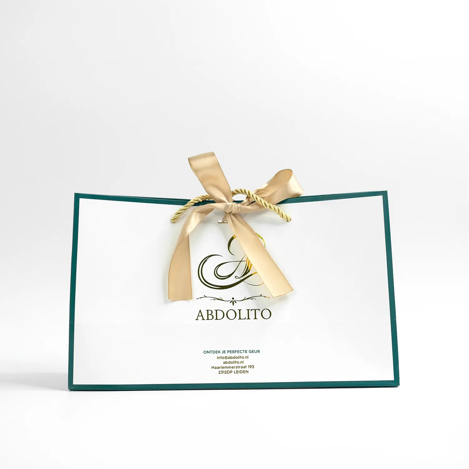Retail Bags Custom Logo Small Gift Bags With Ribbon