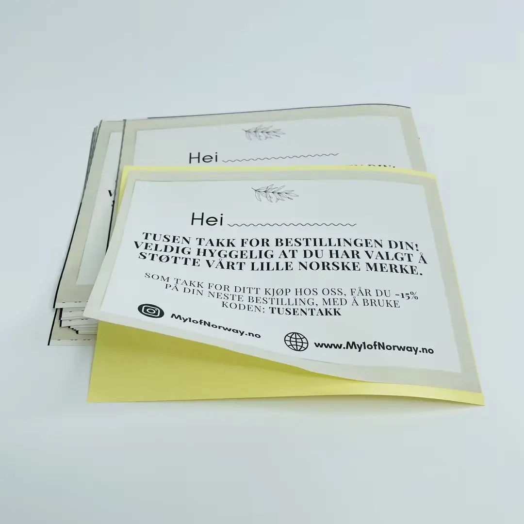 Luxury custom gold foil logo label sticker for cosmetics