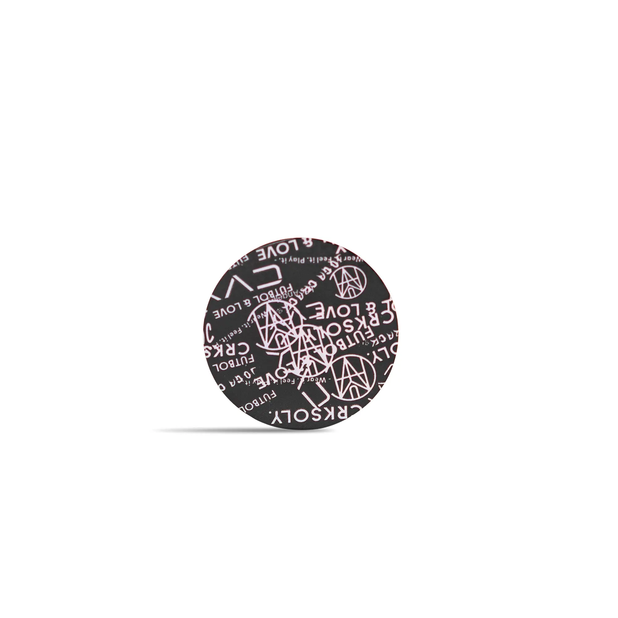 Luxury black laser printed sticker for paper envelope sealing
