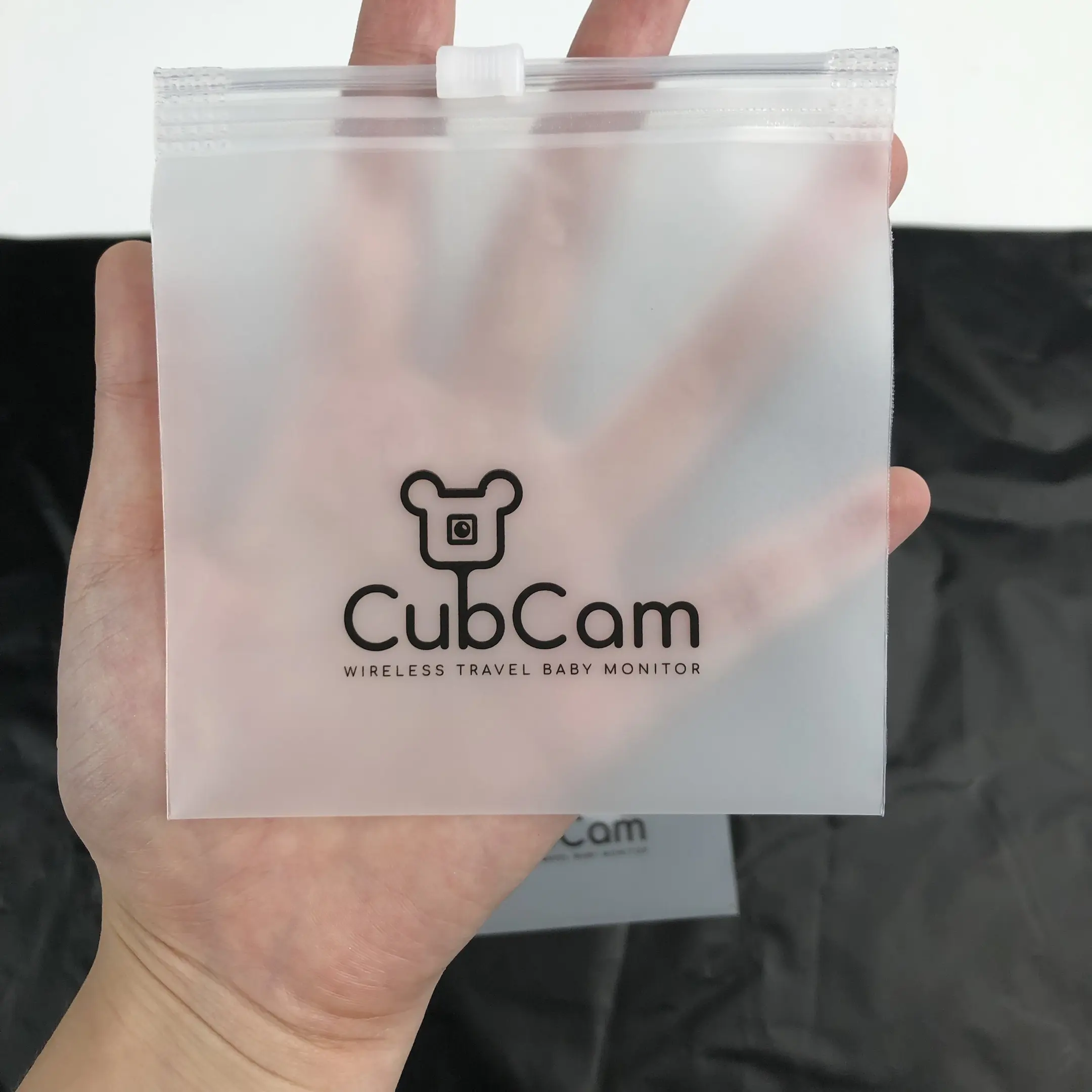 Small square zipper bag for small business