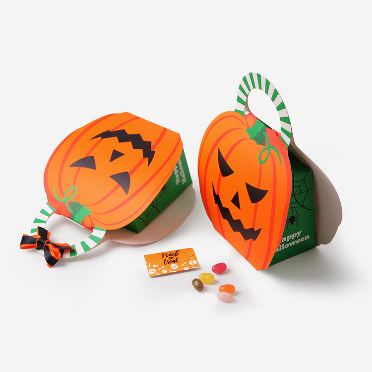Customized Folding Halloween Gift Packaging Paper Boxes