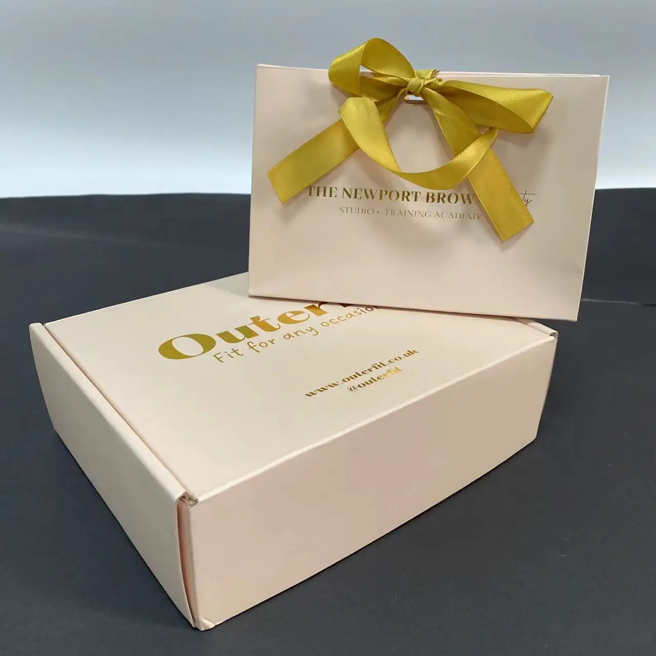 Chocolate Paper Box Candy Paper Flat Package /W Handle